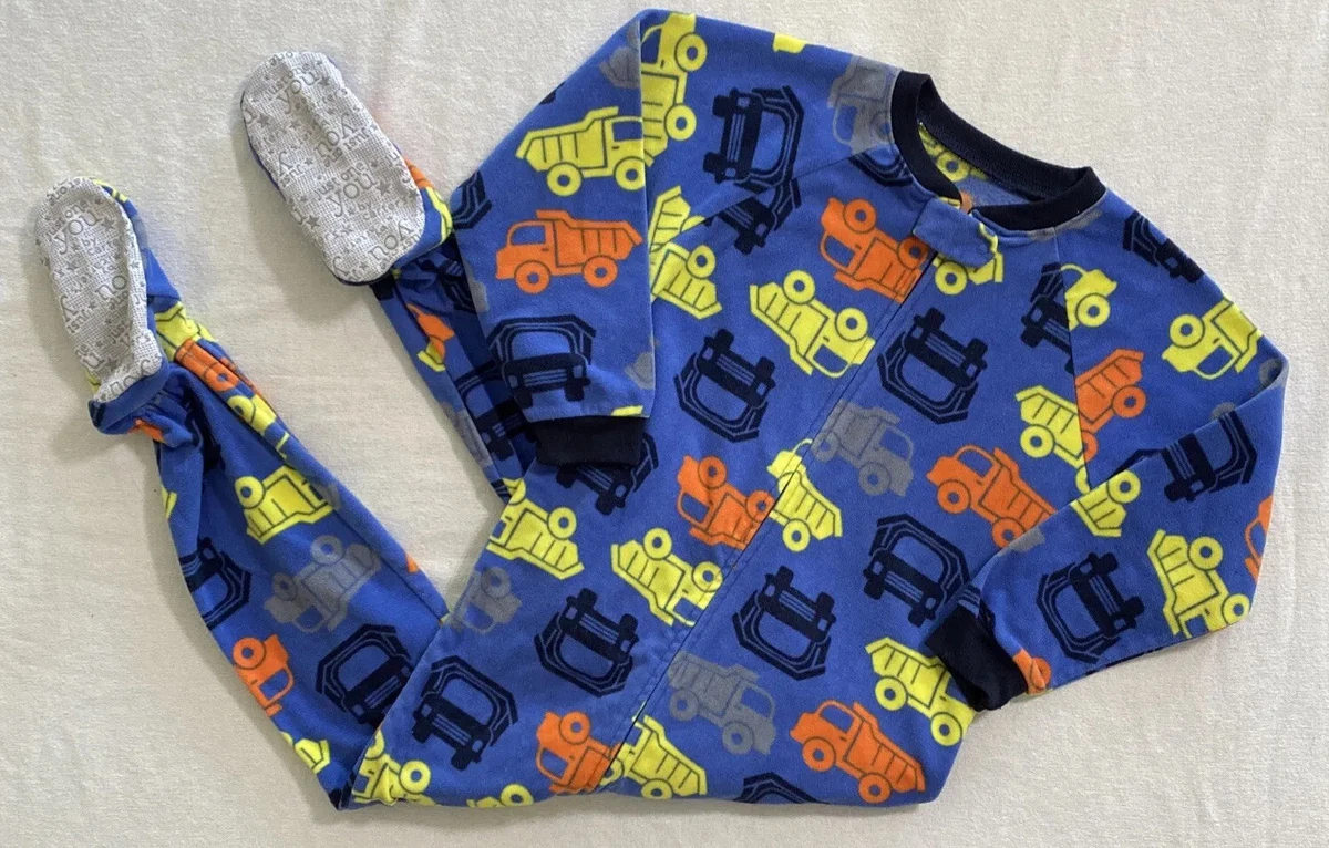 Just One You by Carter s Dump Truck Footed Fleece Pajamas 5T 1 Piece