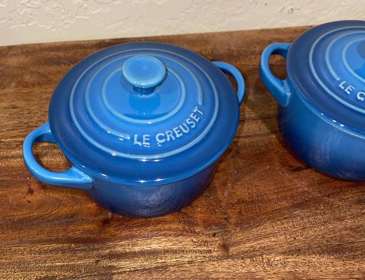 LE CREUSET２２センチ鍋マルミット 人気カラーコバルトブルー 2 Le Creuset Marseille Mini Cocette Blue | eBay