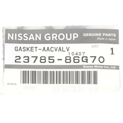Nissan 2378586G70 Genuine OEM Valve Gasket for sale online | eBay
