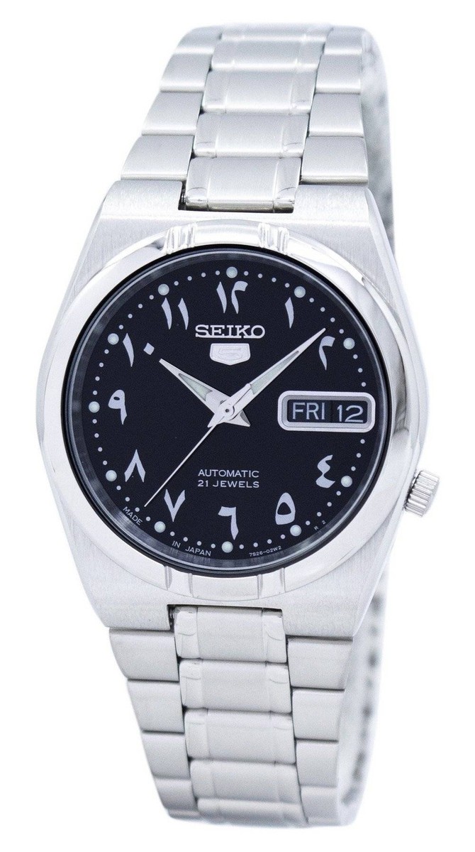 Seiko 5 Arabic Black Dial SNK063J5 Automatic Analog Dress 30M