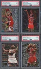 4 Card Lot 1995 1996 Metal Fleer Michael Jordan 11 13 128 212 HOF all PSA 9 MINT