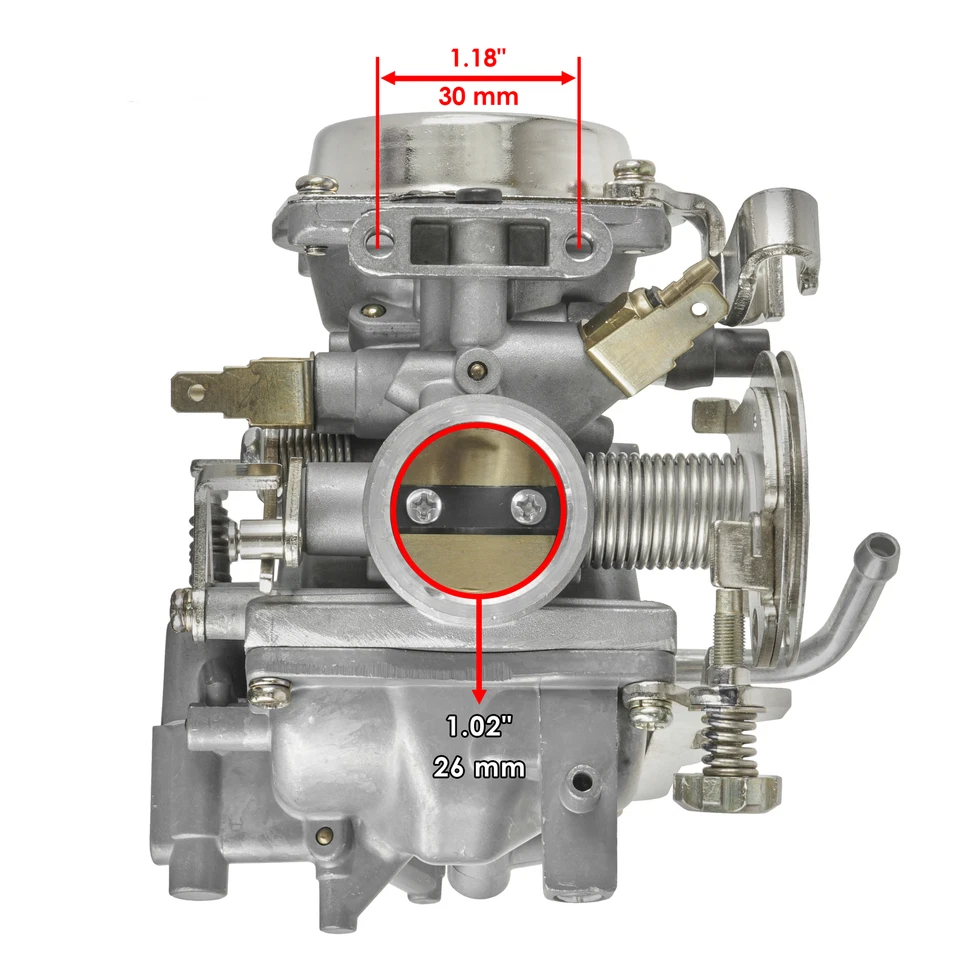 Carburador para Yamaha V-Star 250 XV250 XV 250 2008-2024 2UJ-14900-01-00 Foto 3 de 4