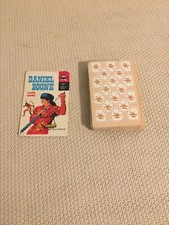 Vintage 1965 Daniel Boone Concentration Card Game Incomplete
