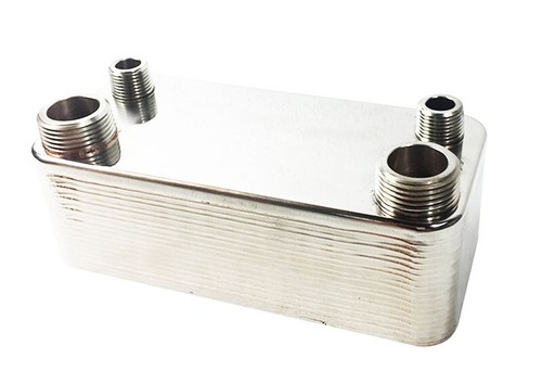 20-Layer Stainless Steel Domestic Hot Water Exchanger Plate Heat Exchangers - Picture 4 of 7