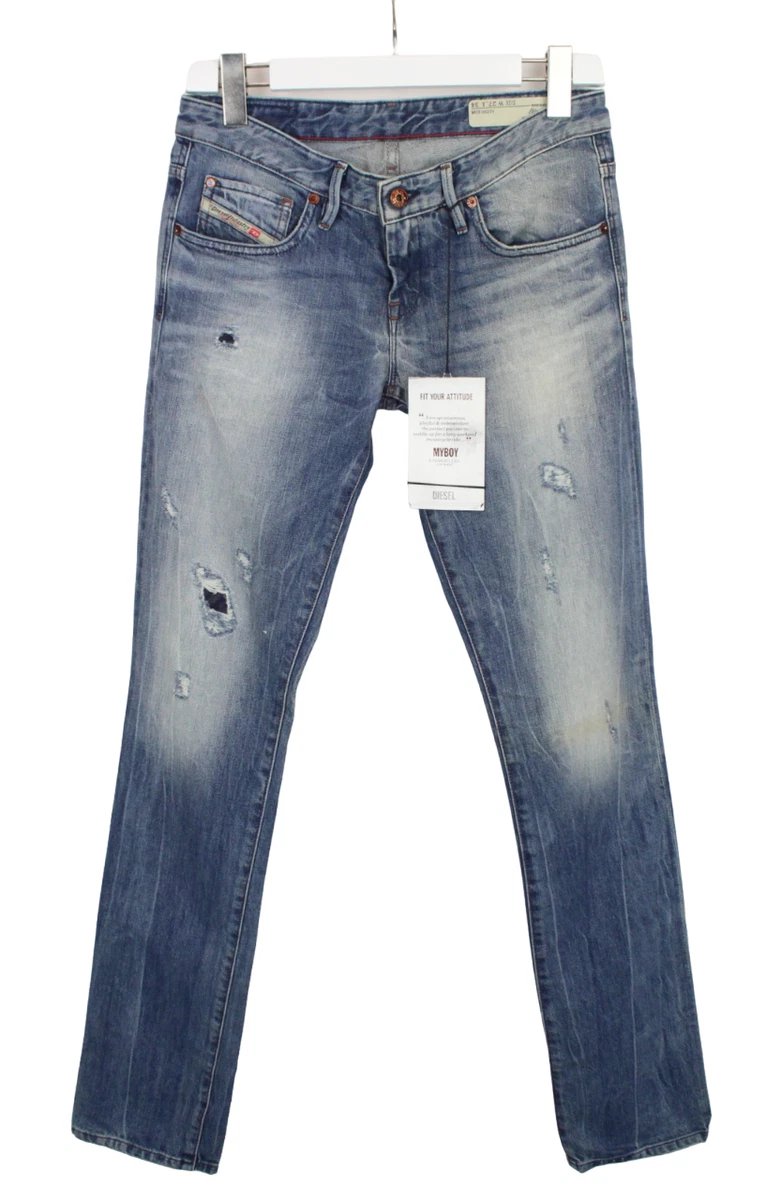 Jean Droit Diesel Pour Femme - Taille FR 34 (W25 L32) - Bleu - Occasion Très Bon état