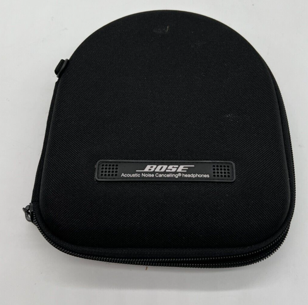 Bose QC-2 Over-Ear Headphones Replacement Case Black OEM Zippered Design-image