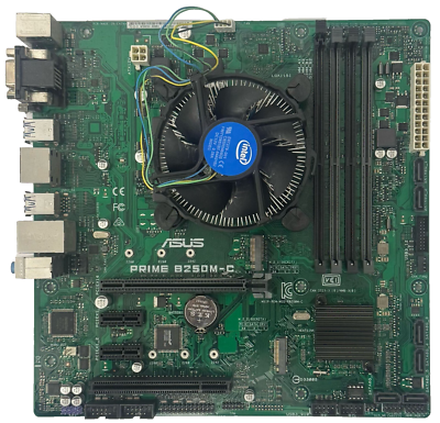 Asus Prime B250M-C Motherboard LGA1151 X2 M.2 NVME Slots WITH i5