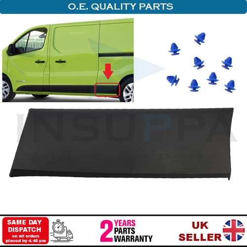 Left Side Center Panel Moulding For Renault Trafic MK2 / Nissan Primastar – New 4 thumbnail image