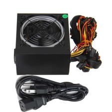 MAX 900W PC Computer Power Supply LED Fan 24P  8P  6 2Pto6 2P 3x 4Pin 6x SATA