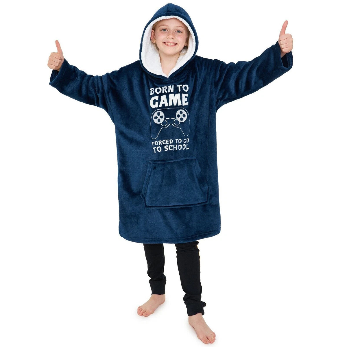 CityComfort Hoodie For Boys, Fleece Oversized Hoodie Blanket | eBay