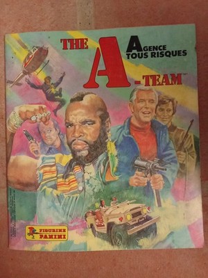 PANINI ALBUM 1983-AGENTUR FÜR ALLE RISIKEN-THE A-TEAM-120 BILDER AUF 240-FRANKREICH