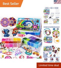 All-in-One 23000 Piece Fuse Beads Set 22 Colors Patterns for Creative Kids