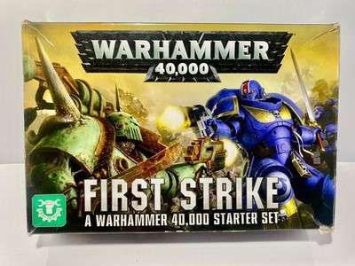 Games Workshop First Strike: A Warhammer 40000 Starter Set NIB w Figures