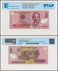 Vietnam 50000 Dong VND , 2003-2024, P-121, Used, Polymer, TAP Authenticated