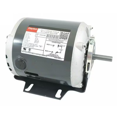 Dayton Split-Phase Belt Drive Motor, 1/4 , 48 Frame, 115V AC Voltage, 1,725