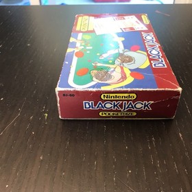 Nintendo Game And Watch Pocketsize Black Jack BJ-60 Rare Box Variant Collector
