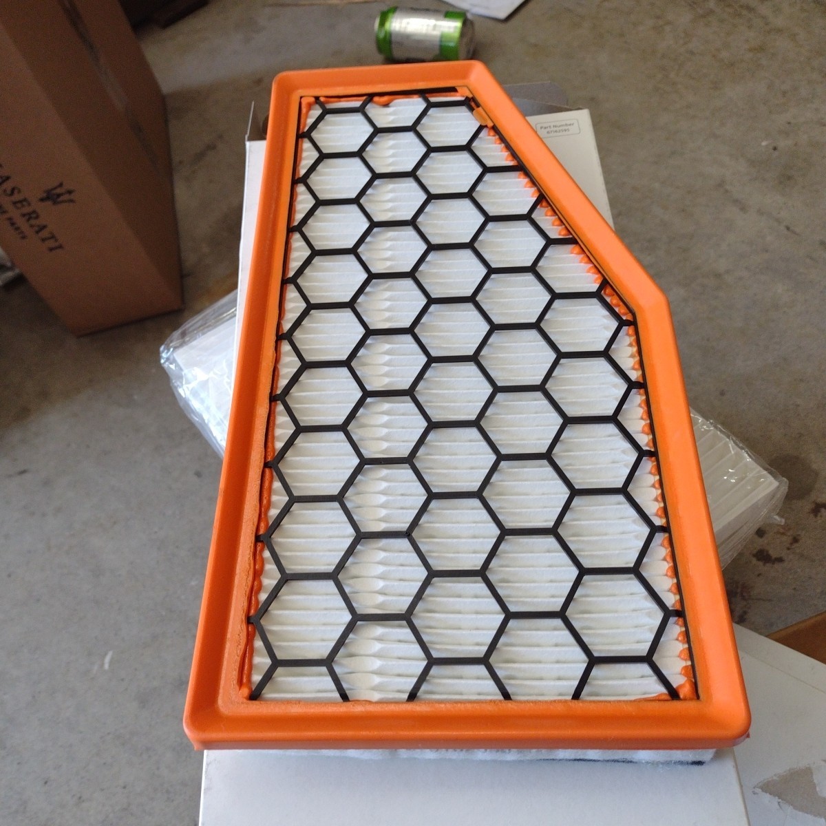 Genuine OEM Maserati Engine Air Filter 670162595