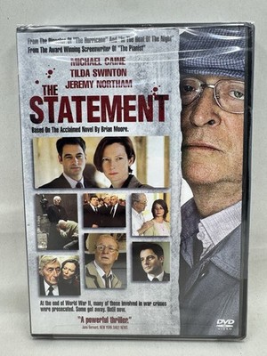The Statement DVD Brand New Sealed Michael Caine Tilda Swinton Jeremy Northam