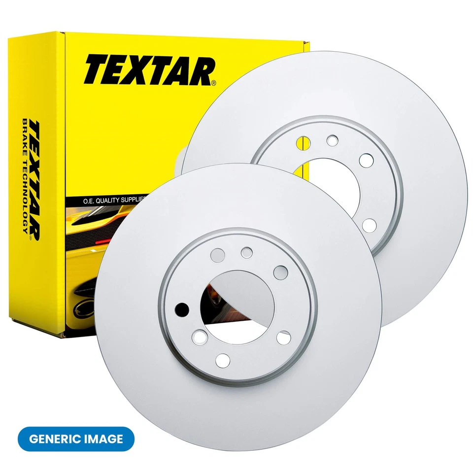 TEXTAR Brake Discs & Pads Front & Rear Braking Service Set Fits Honda City Jazz - Image 2 of 4