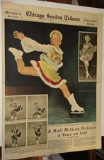 December 26 1937 Chicago Sunday Tribune Graphic Section; Melitta Brunner Skating