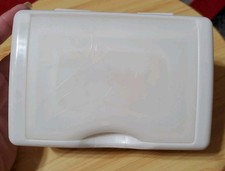 Scott Moist Wipes Refillable Pop-Up Tub Hard Empty Container Vtg 2002