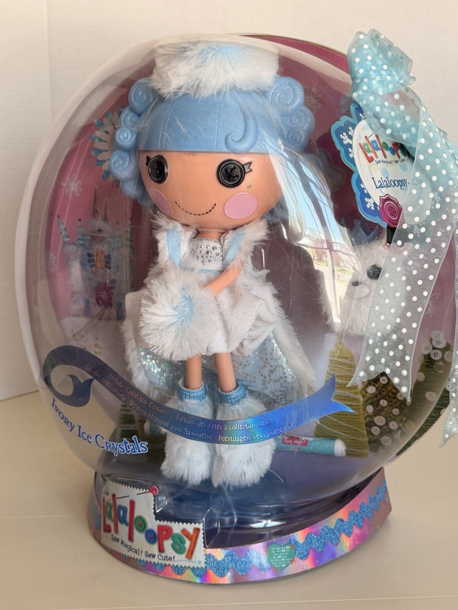 アンゴラ産 レインボーゴライアス 8ペア まとめ売り Lalaloopsy Doll Ivory Ice Crystals Christmas Holiday Collector