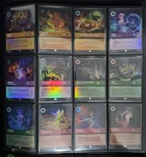 Disney Lorcana Whispers in the Well Complete Epic Foil Non Foil Set in Vault X
