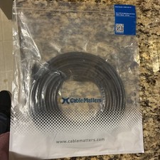 Cable Matters - Cat 6 UTP 24 AWG Ethernet PATCH CABLE - 25 FEET - NEW
