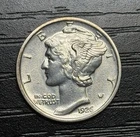 1926-D Silver Mercury Dime — Mint State (MS) Details (Dipped) UNCIRCULATED