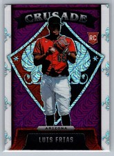 2022 Panini Chronicles RC Rookie #20 Luis Frias Crusade Purple Mojo #/99