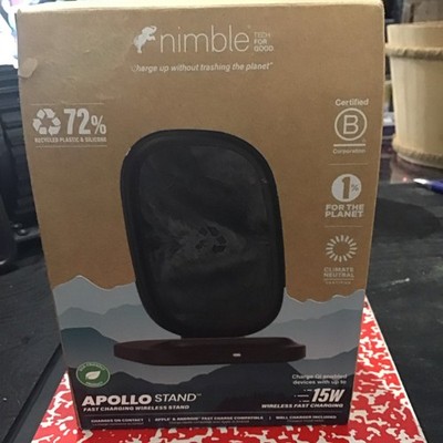 Nimble Apollo Fast Wireless Charging Stand Qi 15W Black 2m SC-C20250-2