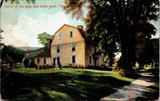 Old Deerfield, MA Home Of Blue & White Work/Historical/Museum/Needlework -A123