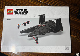 LEGO Star Wars 75336 Inquisitor Transport Scythe Set with 4 Minifigures & Manual