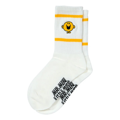 Sanrio MR.MEN LITTLE MISS Bus Design Mr.Happy Socks Japan NEW