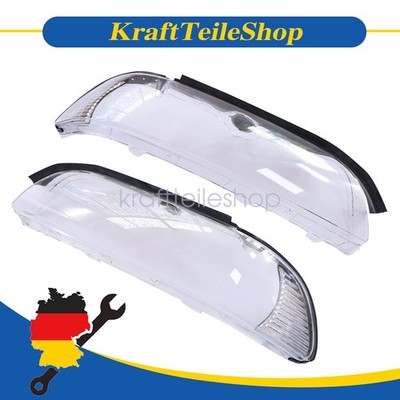 Streuscheiben Set für BMW 5er E39 Facelift 2000-03 Scheinwerfer Scheibe Weiß DE