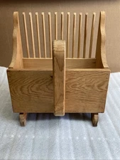 Vintage Handmade Wood Berry Picker Hand Scoop Rake Harvester Cranberry