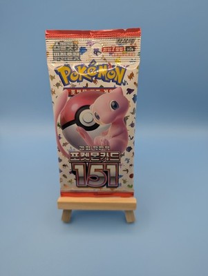 Pokémon TCG Scarlet and Violet 151 Korean KR SV2a Sealed Booster Packs