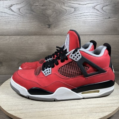 Jordan 4 Retro Toro Bravo 2013 Shoes Red 308497-603 Mens Size 10