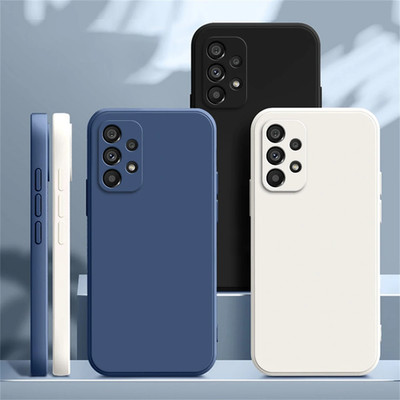 Matte Silicone TPU Case for Samsung Galaxy A Series A54 A34 A14 Camera Guard