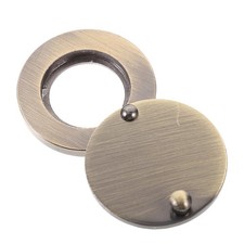 Door Viewer Protector Copper Peephole Cover for Apartment Office Security Use