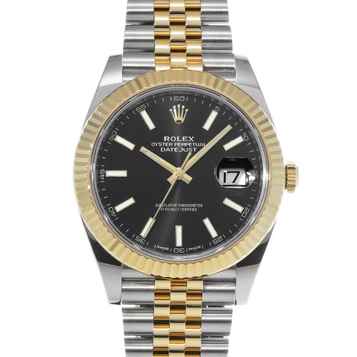 ROLEX Datejust 41 126333 Bright black WATCH 729865