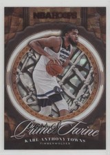 2020-21 Panini NBA Hoops Prime Twine Hyper Red 75/99 Karl-Anthony Towns #25 1e15