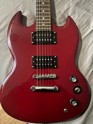 Epiphone Special SG Model Electric Guitar Red Solid Body 6-String RH SU05111433