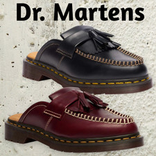 Dr. Martens ADRIAN PANTOLETTE BLACK CHERRY RED Oiled leather 42359001 Japan Neu