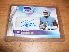 2022 Sage Low Series Gold NFL Football Kyler McMichael Rookie Auto Card 36/100