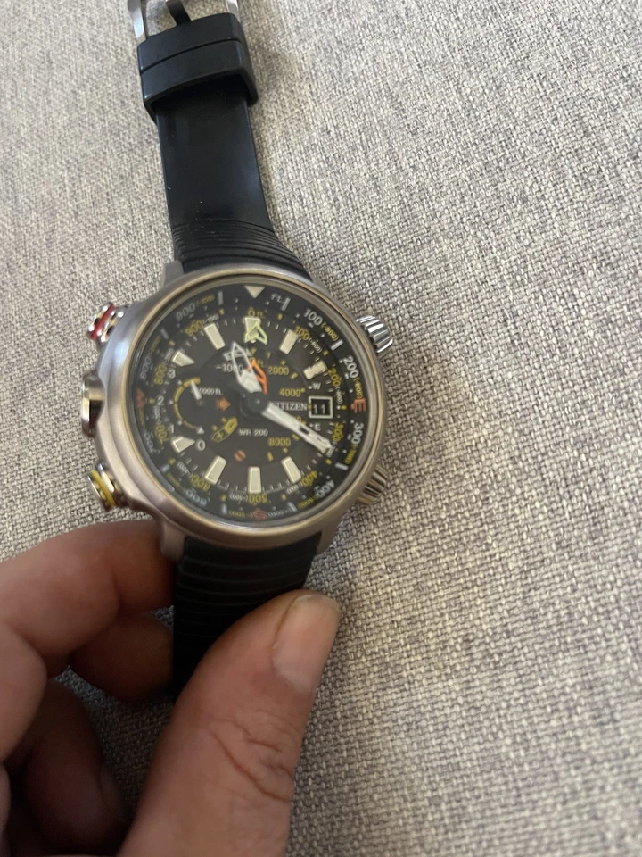 Citizen Men's Altichron Eco-Drive Black Watch 50MM BN5030-06E - image 2 of 4