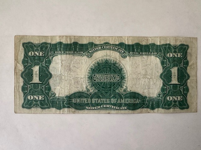 1899 $1 black eagle silver certificate Teehee Burke | eBay