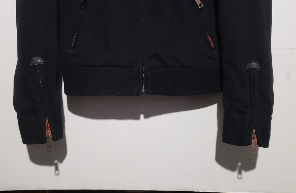 Vintage Diesel Bandits Wool Jacket Men’s Size Large Black SUPER RARE - Image 2 of 4