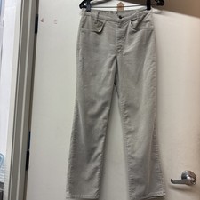 VINTAGE LEVIS CORDUROY BEIGE PANTS STUDENT CUT 26" MEASURED WAIST MADE IN USA