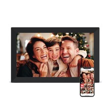 Digital Picture Frame WiFi, 15.6 Inch Frameo Digital Photo Frame, 32GB Memory...